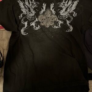 Men's Black Graphic Tee